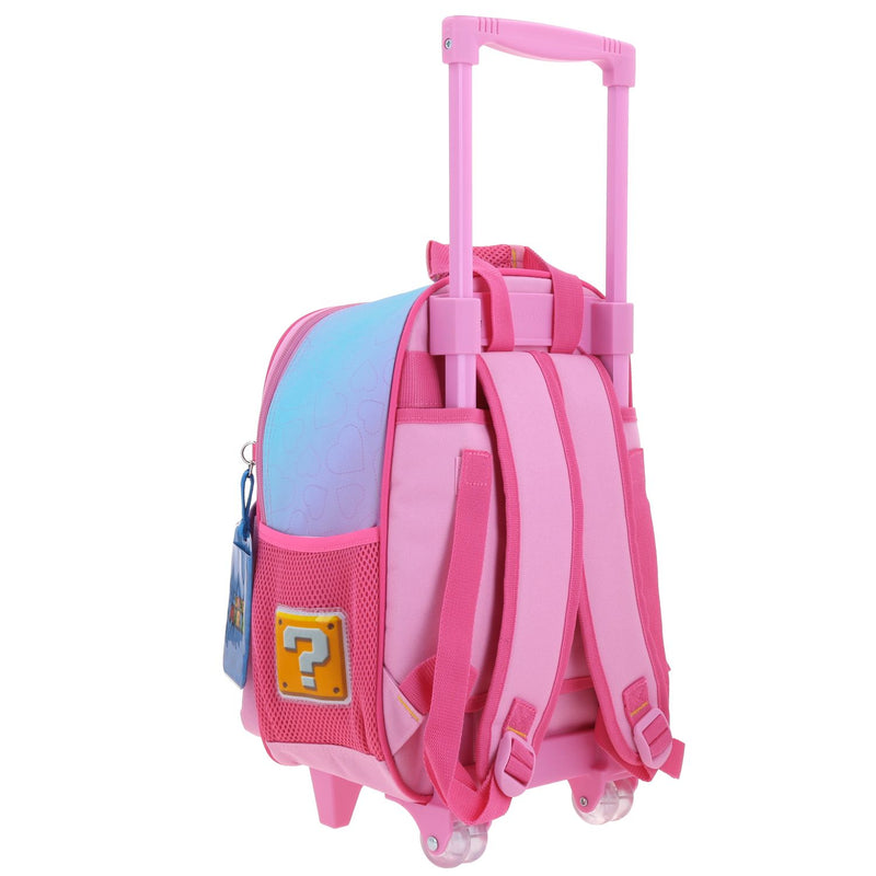 Mochila con Ruedas Rosa Mario Bros Chenson Kiut