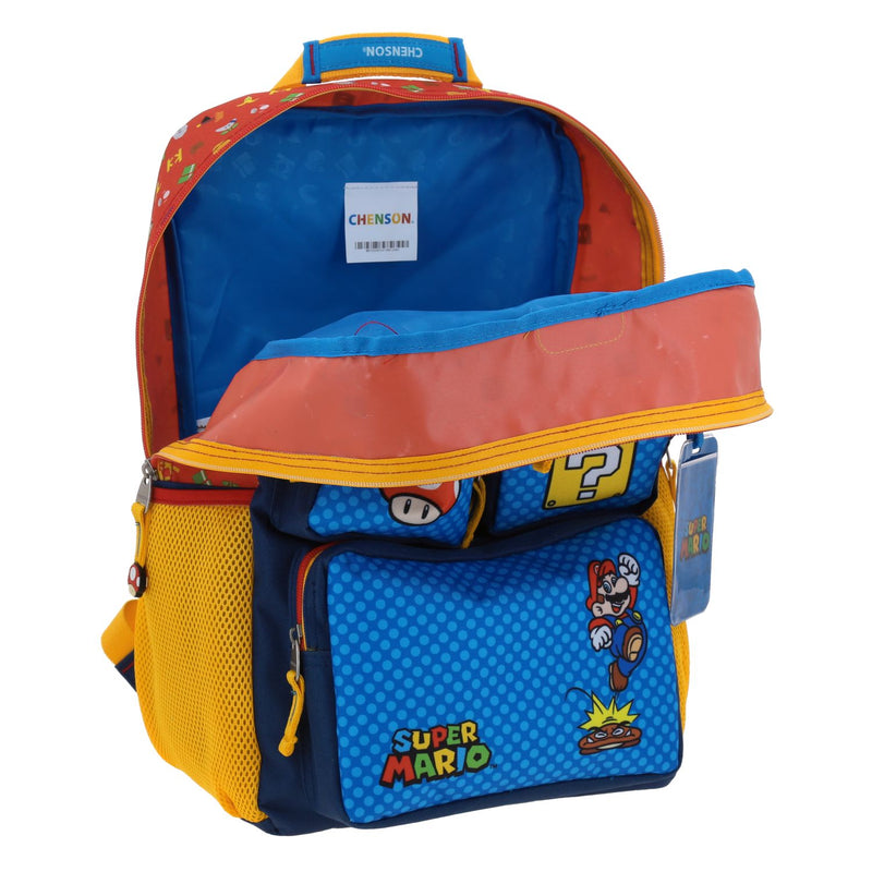 Mochila Azul Mario Bros Chenson Onder