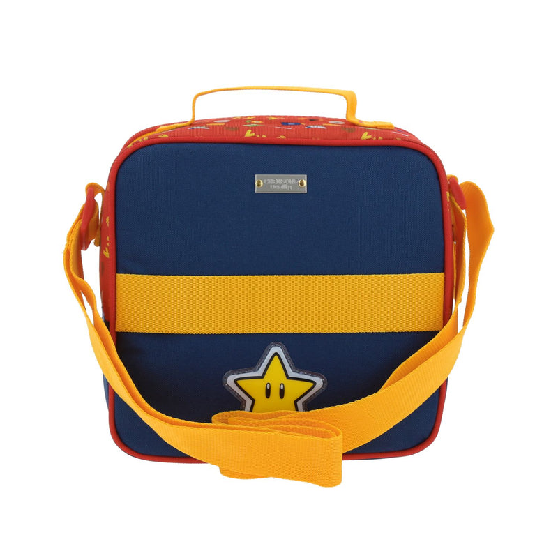 Lonchera Azul con estampado de lunares Mario Bros Chenson Onder