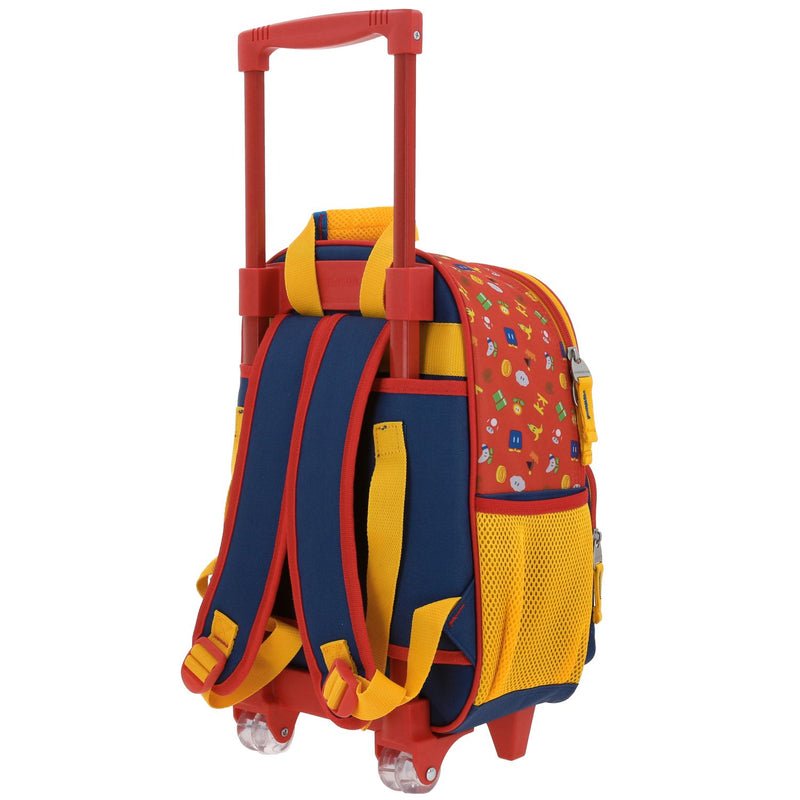 Mochila con Ruedas Azul Mario Bros Chenson Onder