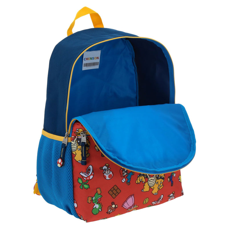 Mochila Azul Mario Bros Chenson Palac