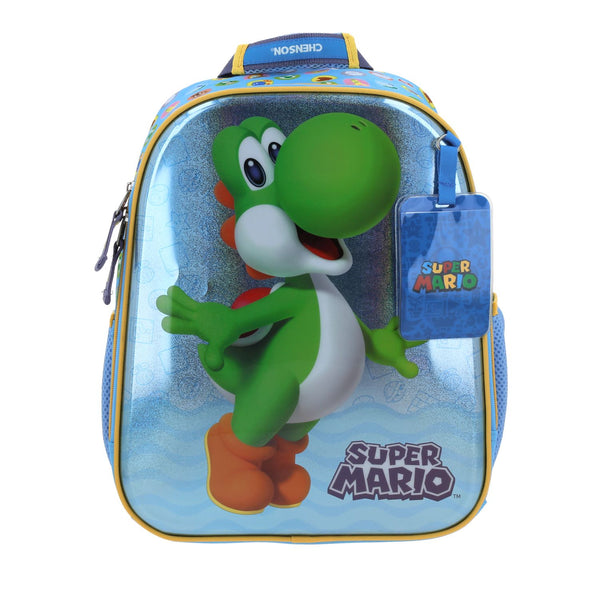 Mochila Azul Yoshi Mario Bros Chenson Param