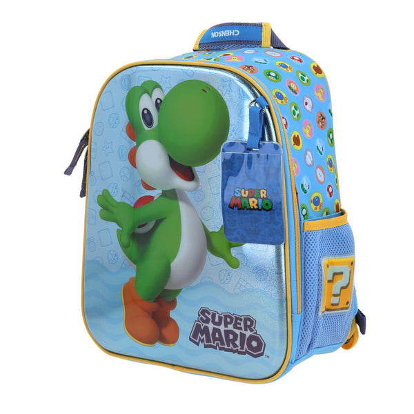 Mochila Azul Yoshi Mario Bros Chenson Param