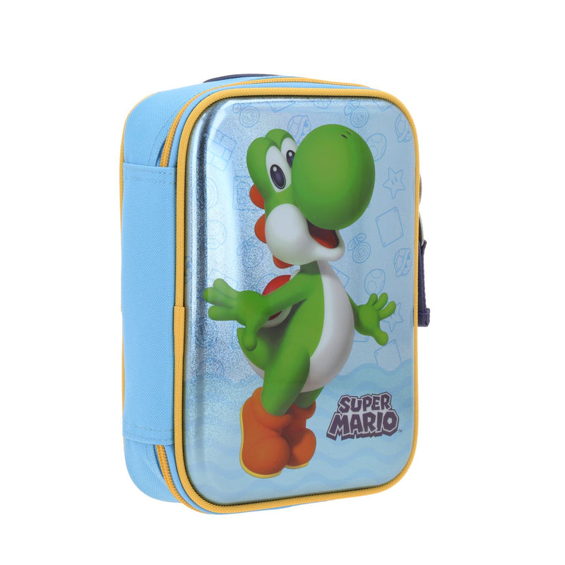 Lapicera Azul Yoshi 6D Mario Bros Chenson Param