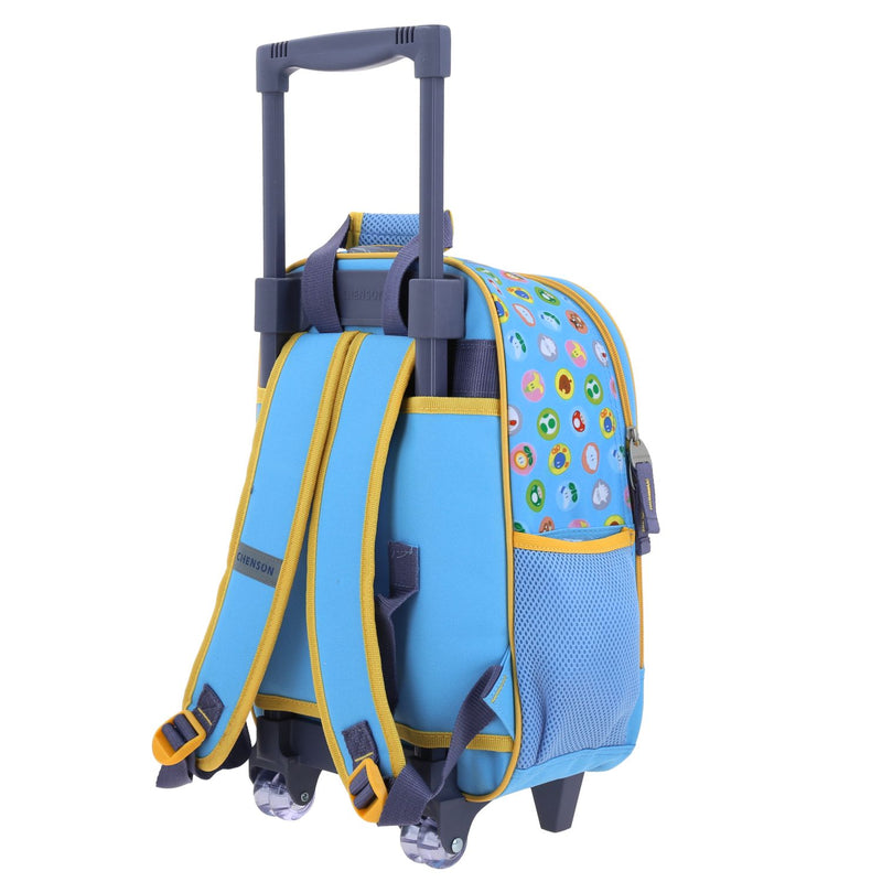 Mochila Azul con Ruedas Mario Bros Chenson Param