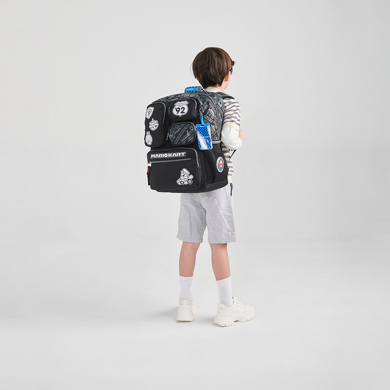 Mochila Negra Mario Bros Chenson Racer