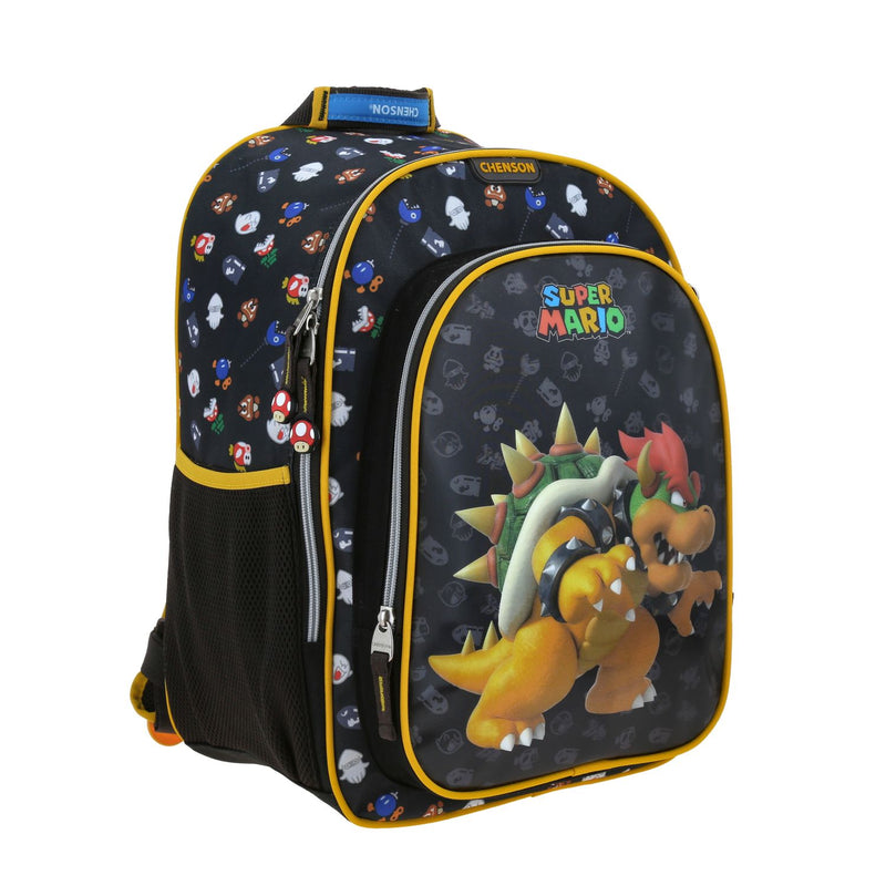 Mochila Negra Mario Bros Chenson Woat