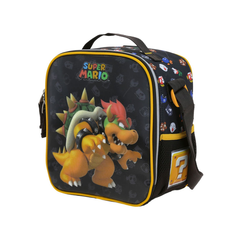 Lonchera Color Negro Mario Bros Chenson Woat