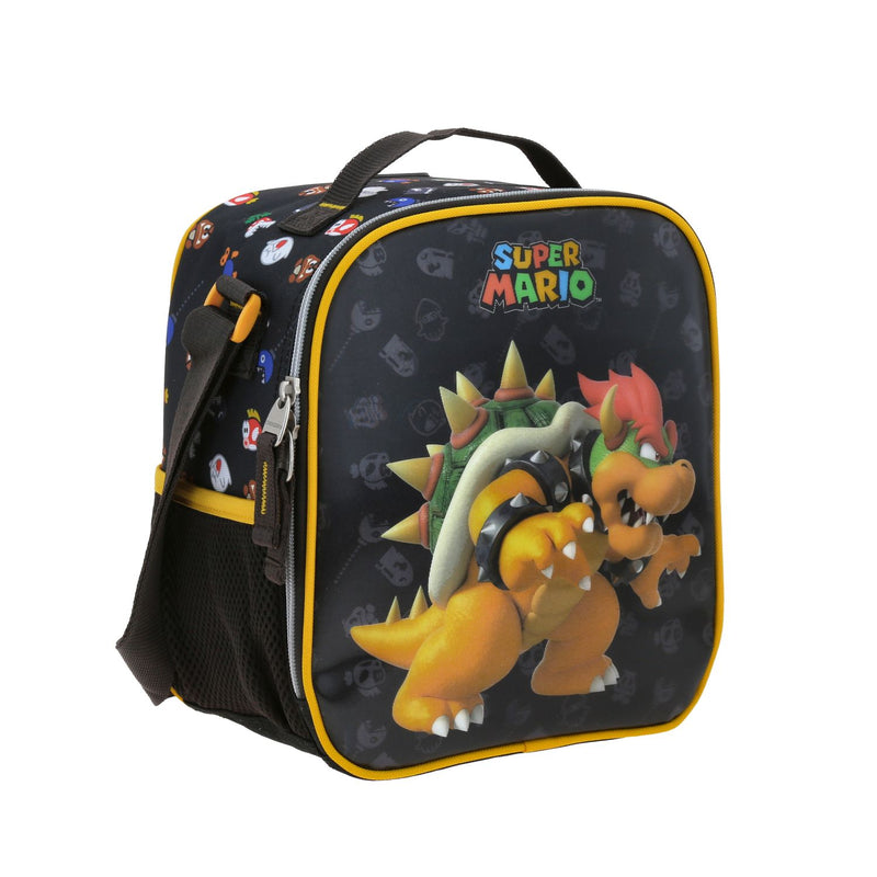 Lonchera Color Negro Mario Bros Chenson Woat