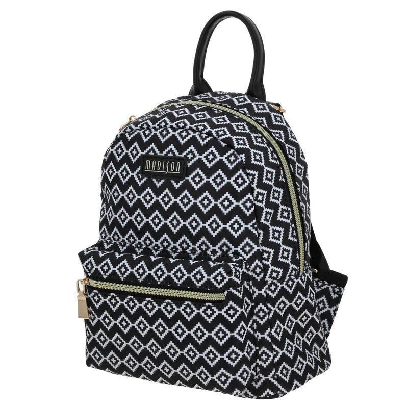 Mochila Negra para Mujer Madison Xochitl