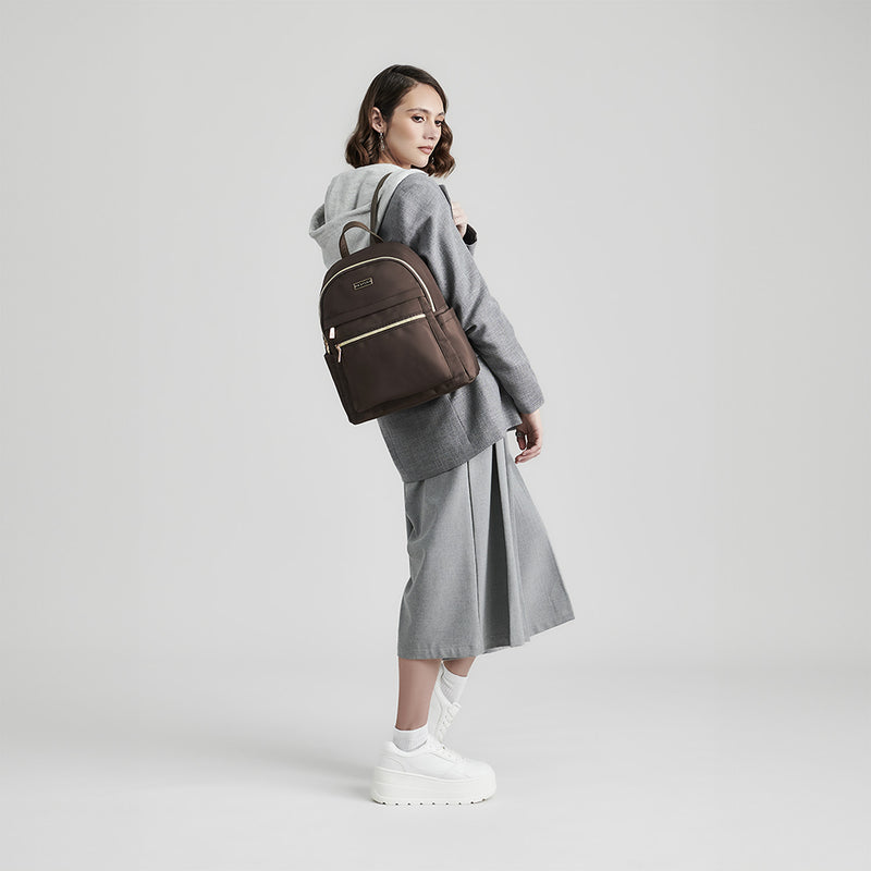 Backpack Cafe Oscuro Madison Colección Felicia – Chenson Mexico