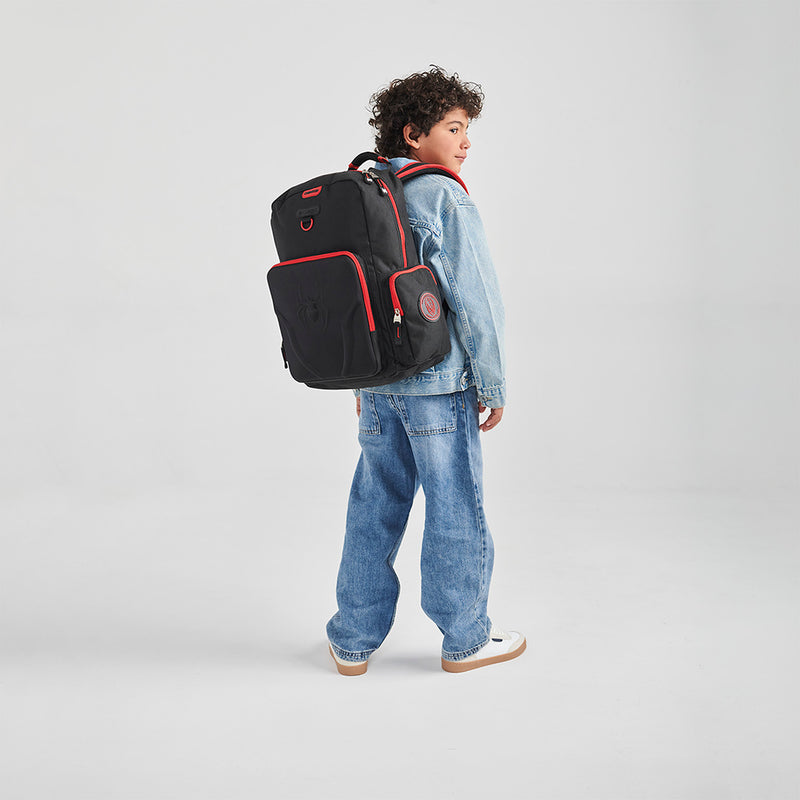 Mochila Negra Miles Morales Chenson Caps