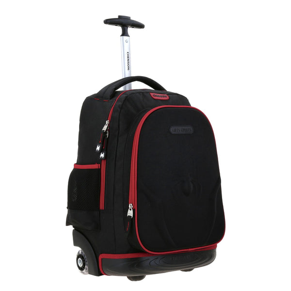 Mochila con Ruedas Negra Miles Morales Chenson Caps