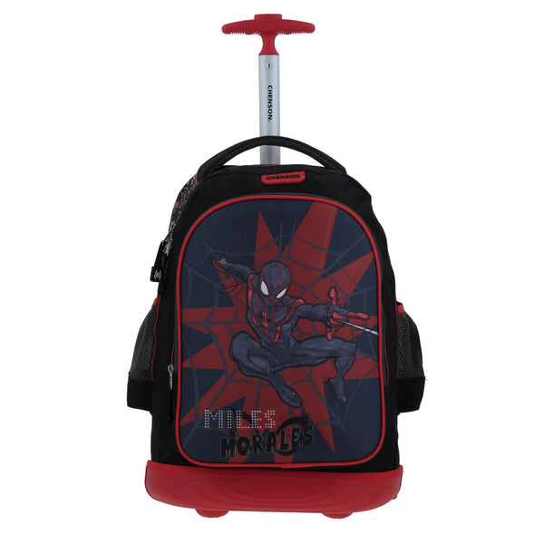 Mochila con Ruedas Negra Miles Morales Chenson Dotte