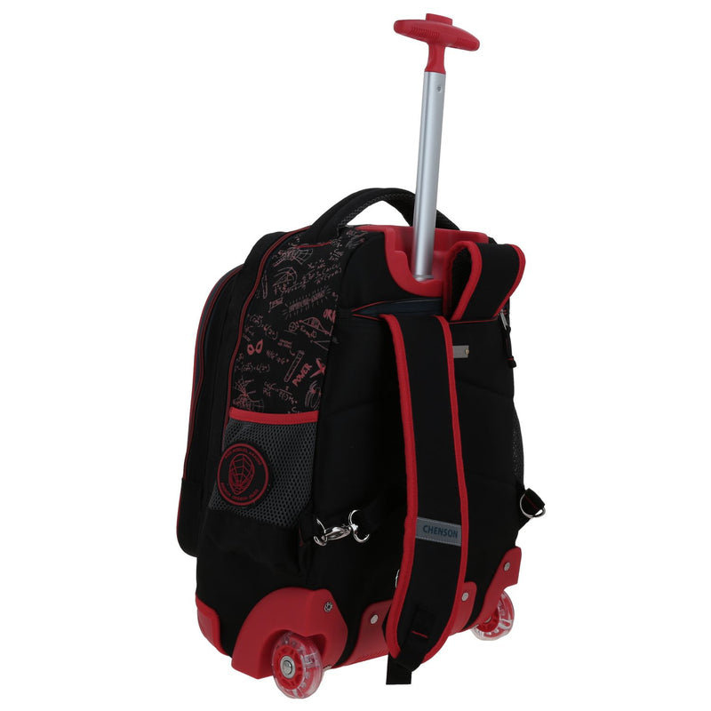 Mochila con Ruedas Negra Miles Morales Chenson Dotte