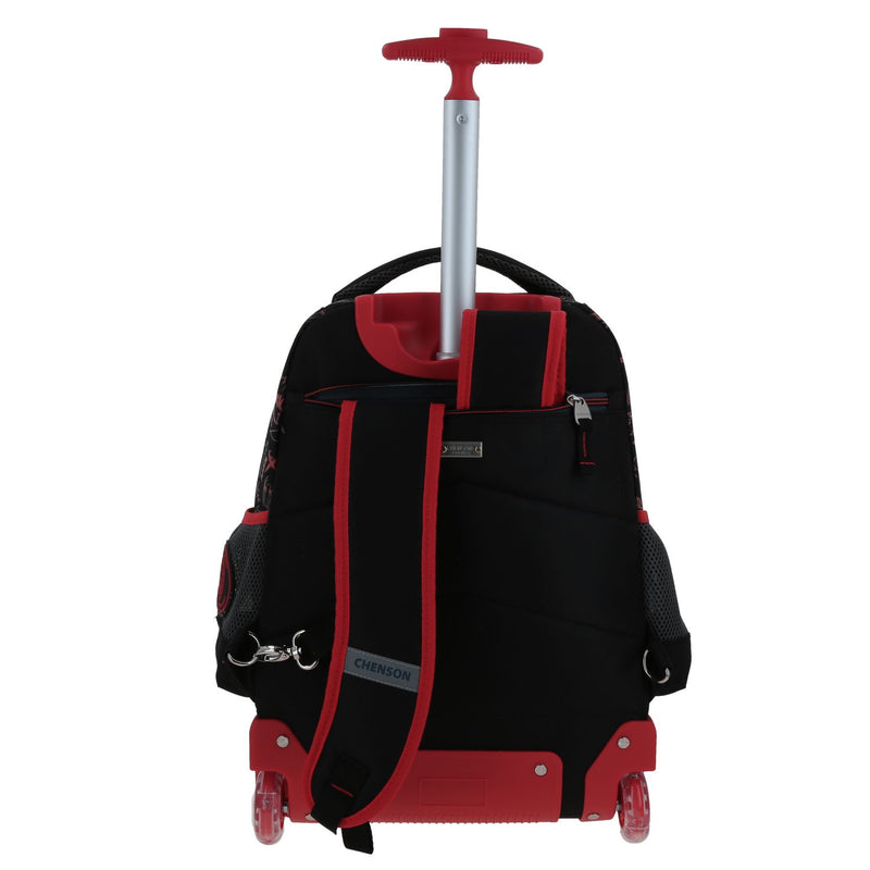 Mochila con Ruedas Negra Miles Morales Chenson Dotte