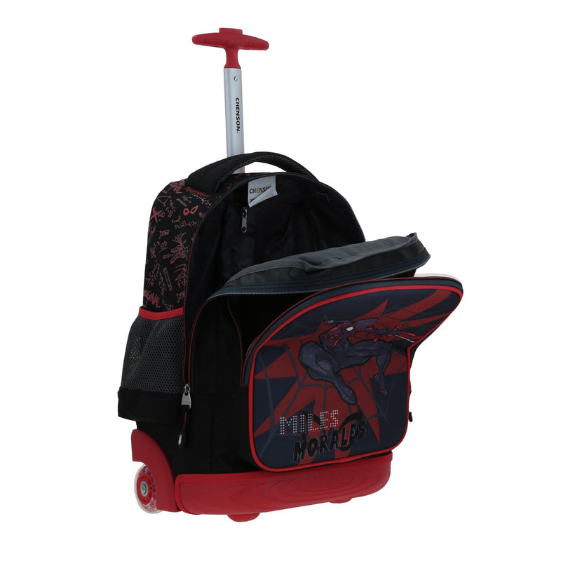 Mochila con Ruedas Negra Miles Morales Chenson Dotte