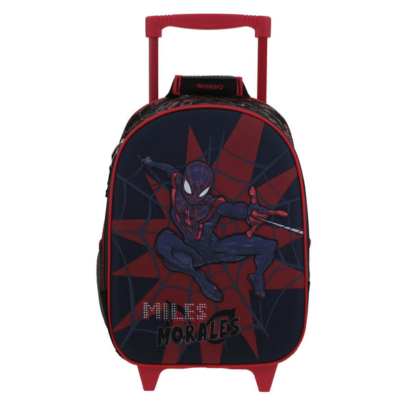 Mochila con Ruedas Negra Miles Morales Chenson Dotte