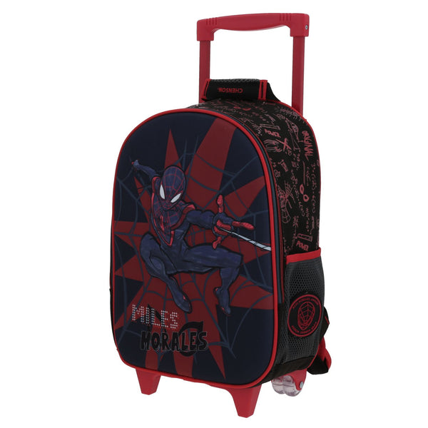 Mochila con Ruedas Negra Miles Morales Chenson Dotte