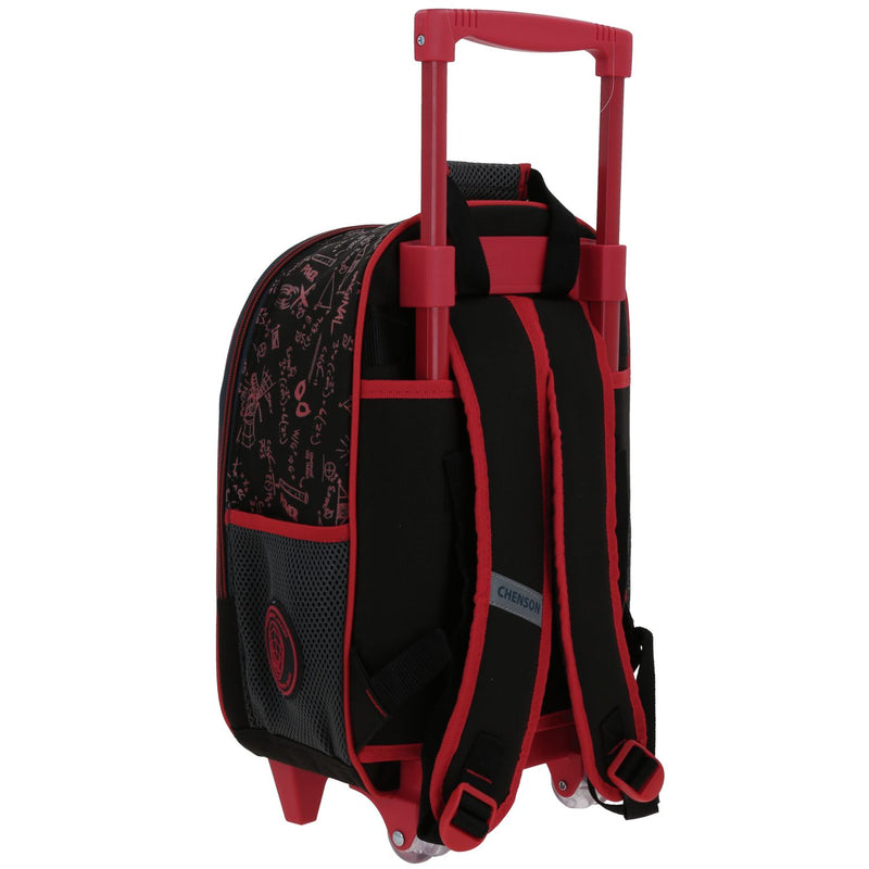 Mochila con Ruedas Negra Miles Morales Chenson Dotte