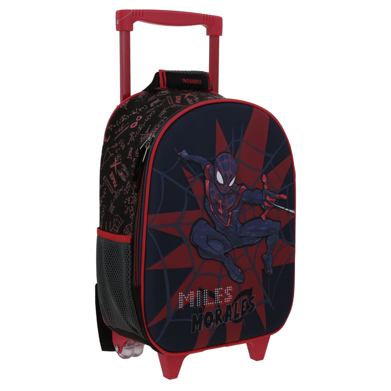 Mochila con Ruedas Negra Miles Morales Chenson Dotte