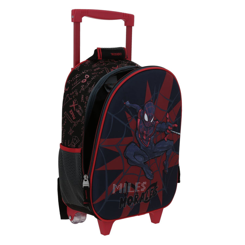 Mochila con Ruedas Negra Miles Morales Chenson Dotte