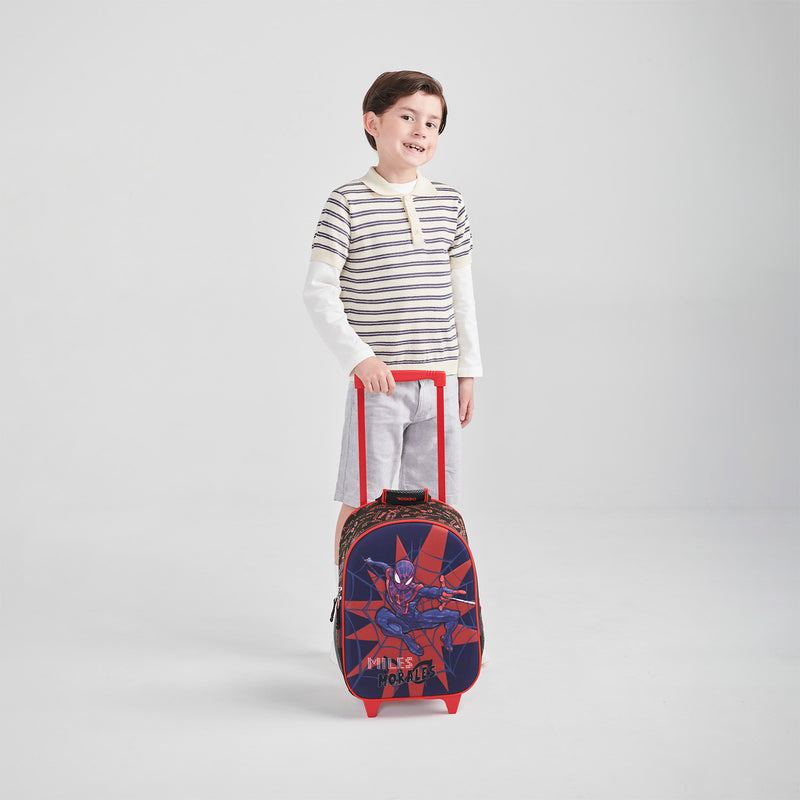 Mochila con Ruedas Negra Miles Morales Chenson Dotte