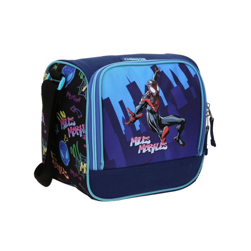 Lonchera Azul Diseño Miles Morales Chenson Trector