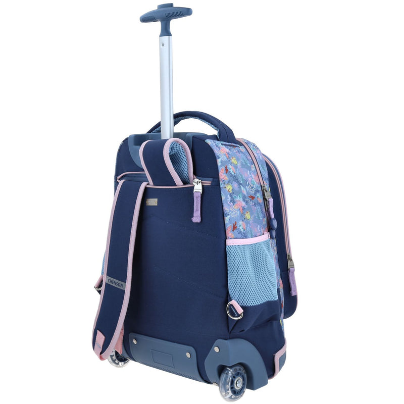 Mochila con ruedas Azul Chenson Princesas Agry