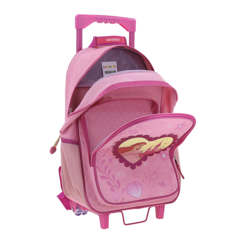Mochila con Ruedas La Sirenita Rosa Chenson Bff