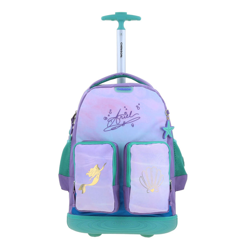 Mochila Lila con Ruedas Princesas Chenson Deeper