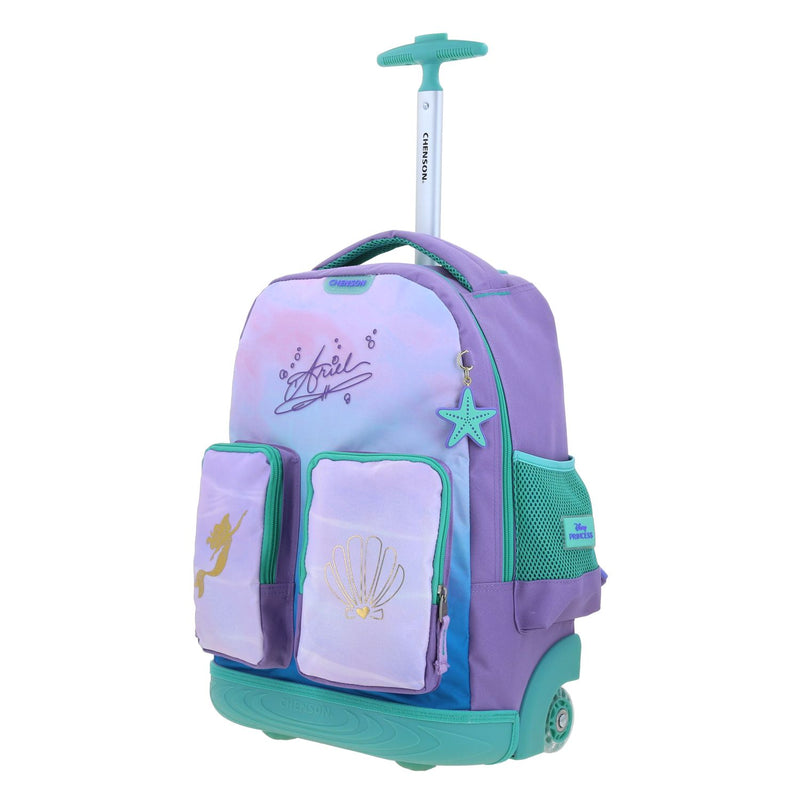 Mochila Lila con Ruedas Princesas Chenson Deeper