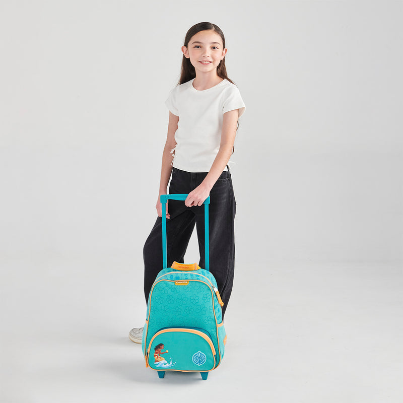 Mochila con Ruedas Turquesa Princesas Chenson Hei
