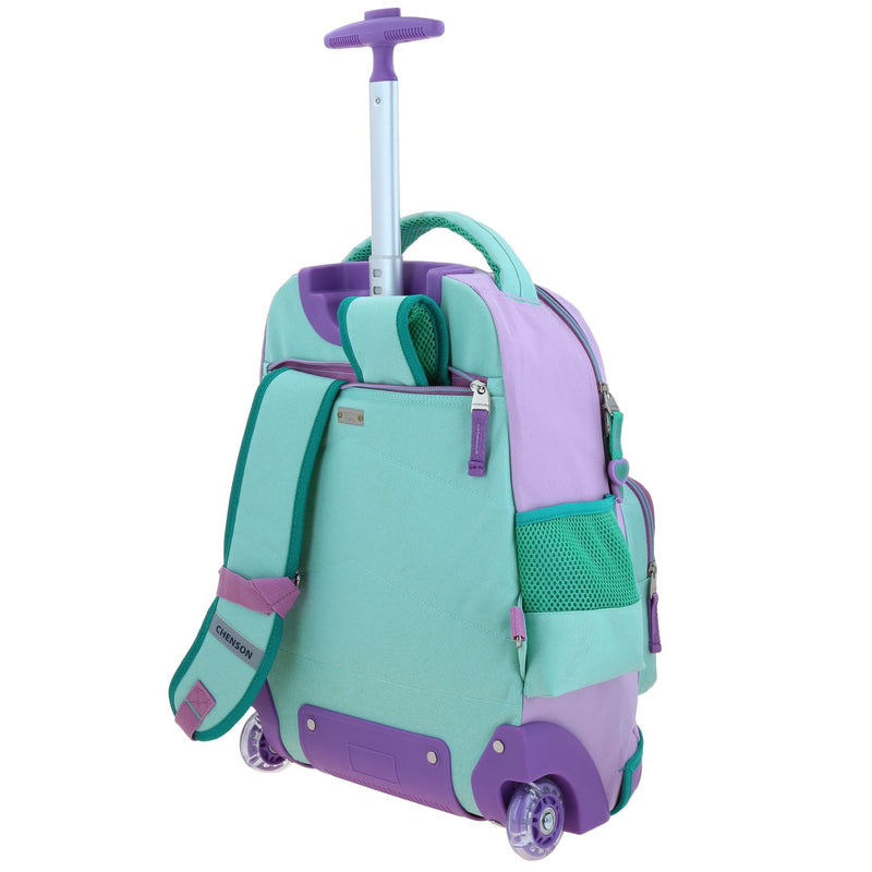Mochila con Ruedas Turquesa Princesas Chenson Luriel