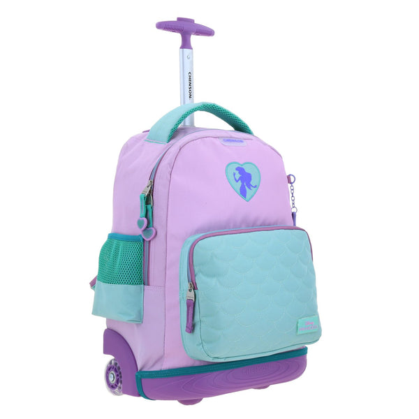 Mochila con Ruedas Turquesa Princesas Chenson Luriel