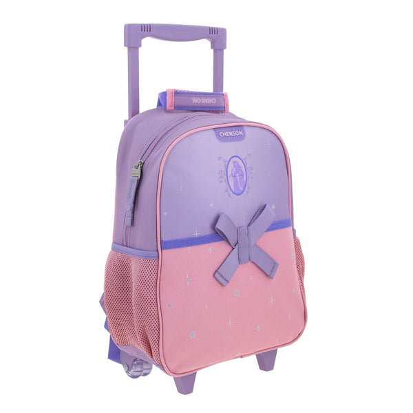 Mochila Lila con Ruedas Princesas Chenson Stardust