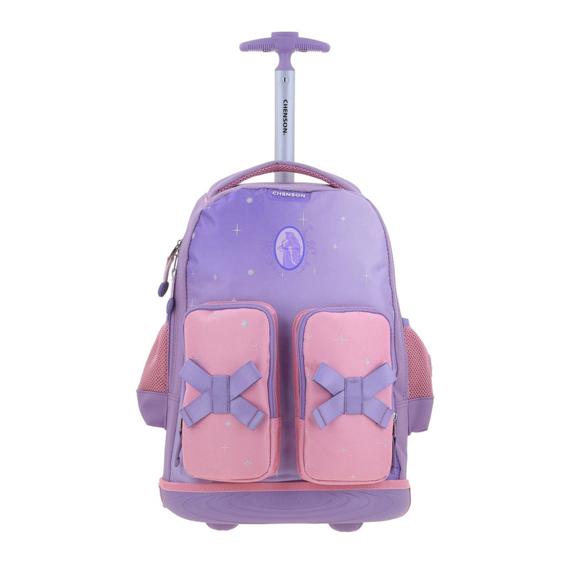 Mochila Lila con Ruedas Princesas Chenson Stardust
