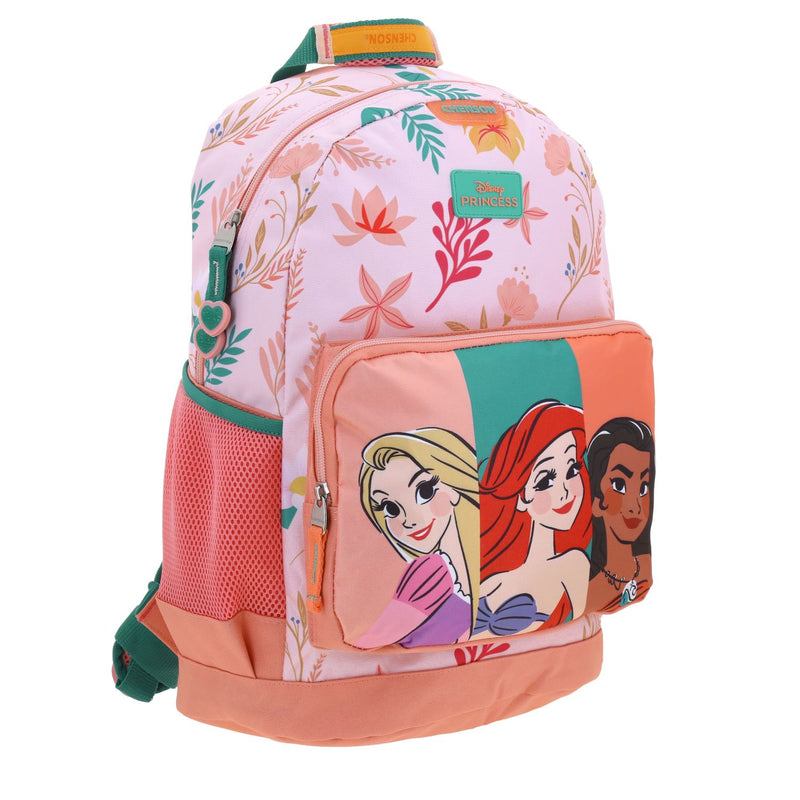 Mochila Naranja Princesas Chenson Triunv