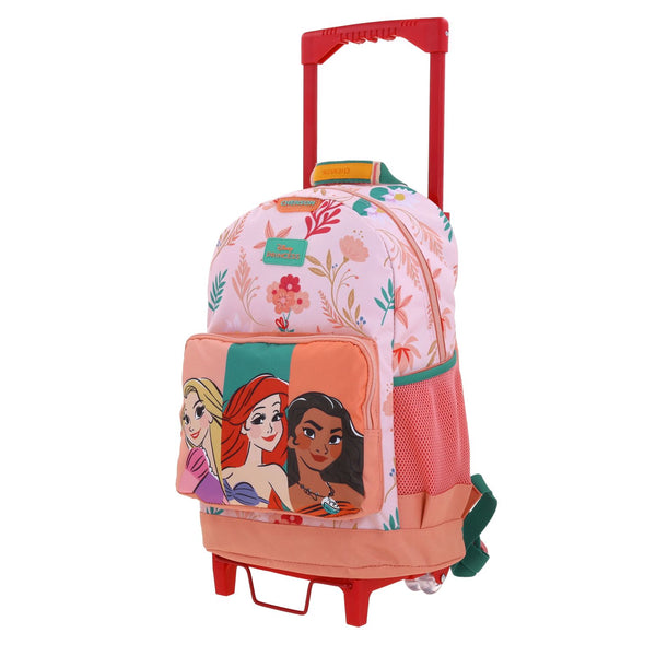 Mochila con Ruedas Naranja Princesas Chenson Triunv