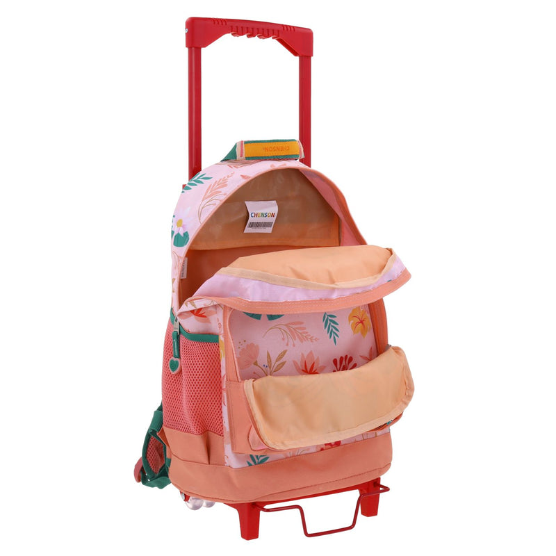 Mochila con Ruedas Naranja Princesas Chenson Triunv