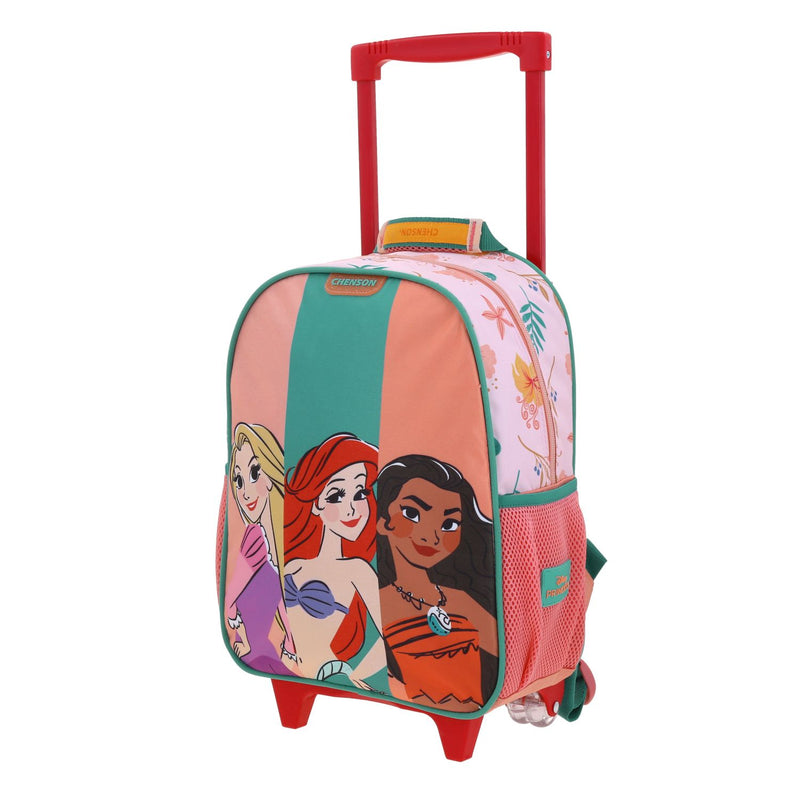 Mochila con Ruedas Naranja Princesas Chenson Triunv