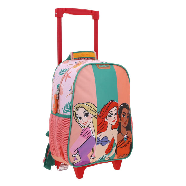 Mochila con Ruedas Naranja Princesas Chenson Triunv