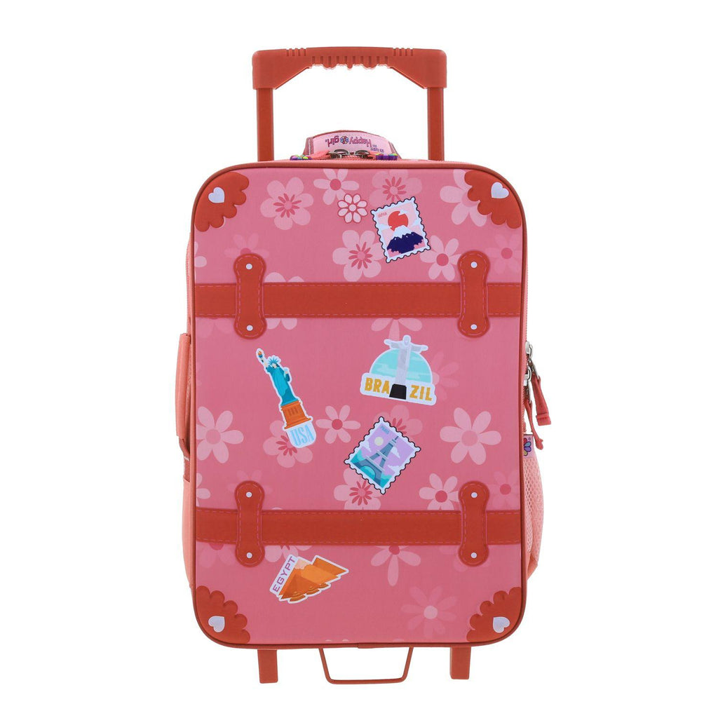 Mochila Con Ruedas Grande Para Niña Chenson Happy Girl Rosa Yorn