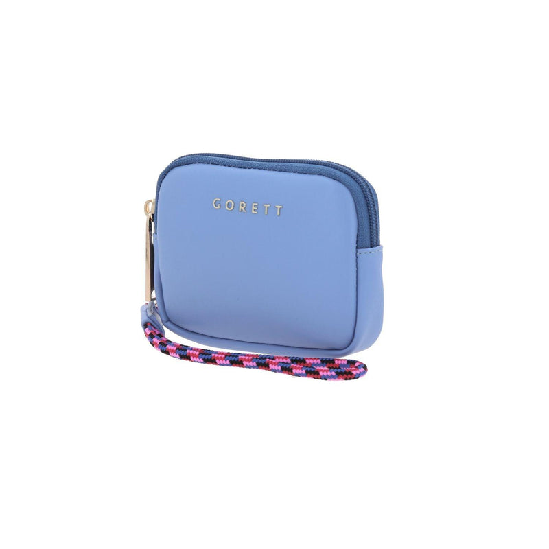 Monedero Para Mujer Azul Gorett Hortensia