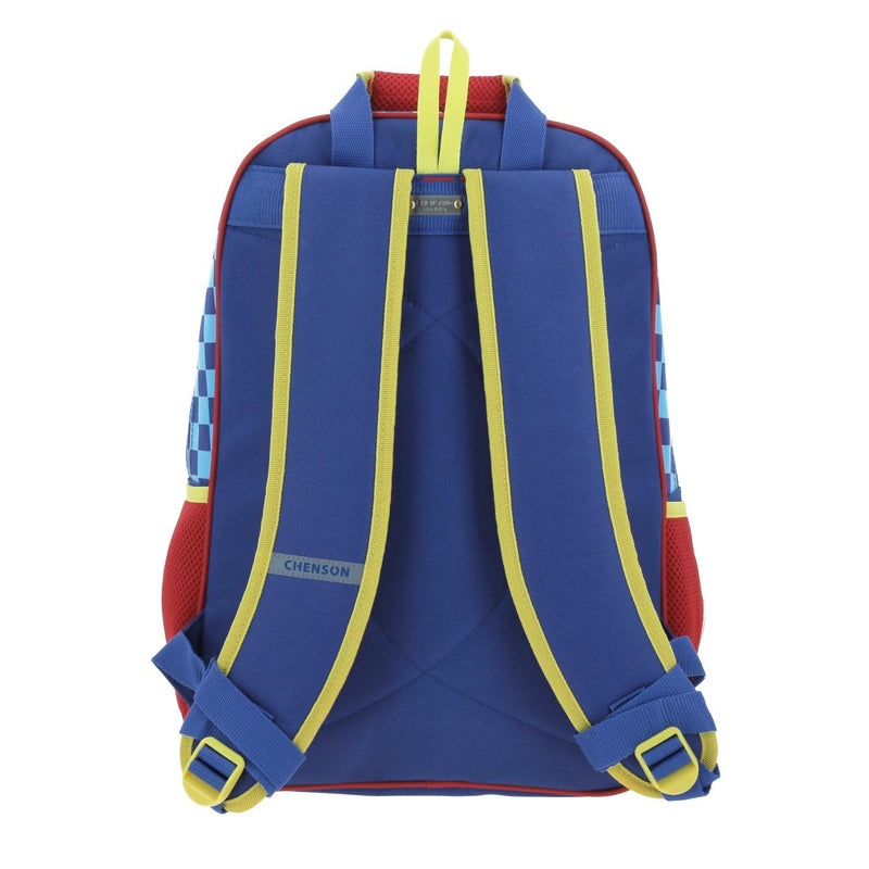 Mochila Azul Grande Mario Bros Para Niño Chenson Mech