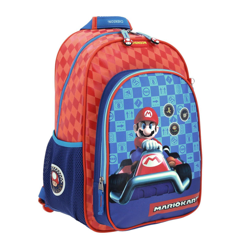 Mochila Roja Mario Bros Para Niño Chenson Prais