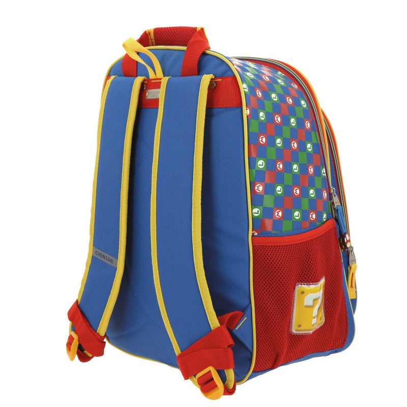 Mochila Azul Mario Bros Para Niño Chenson Armin