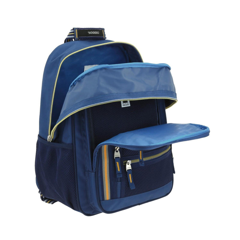 Mochila Azul Grande Con Porta Tablet Chenson Chey