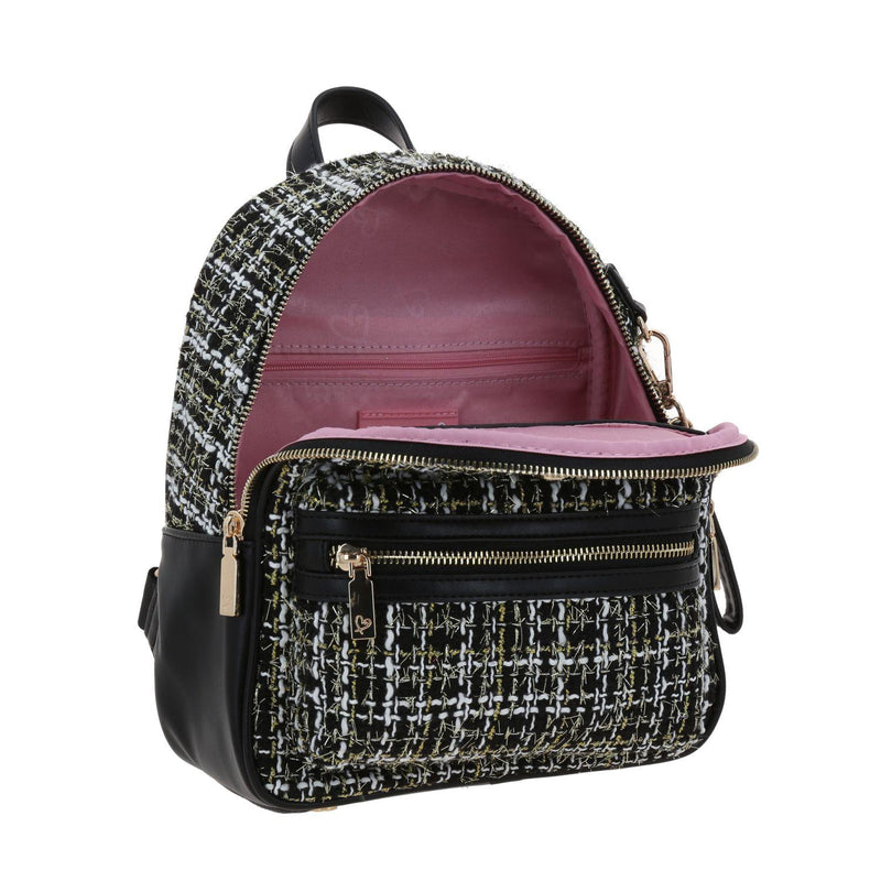 Mochila Negra Para Mujer Gorett Silvia