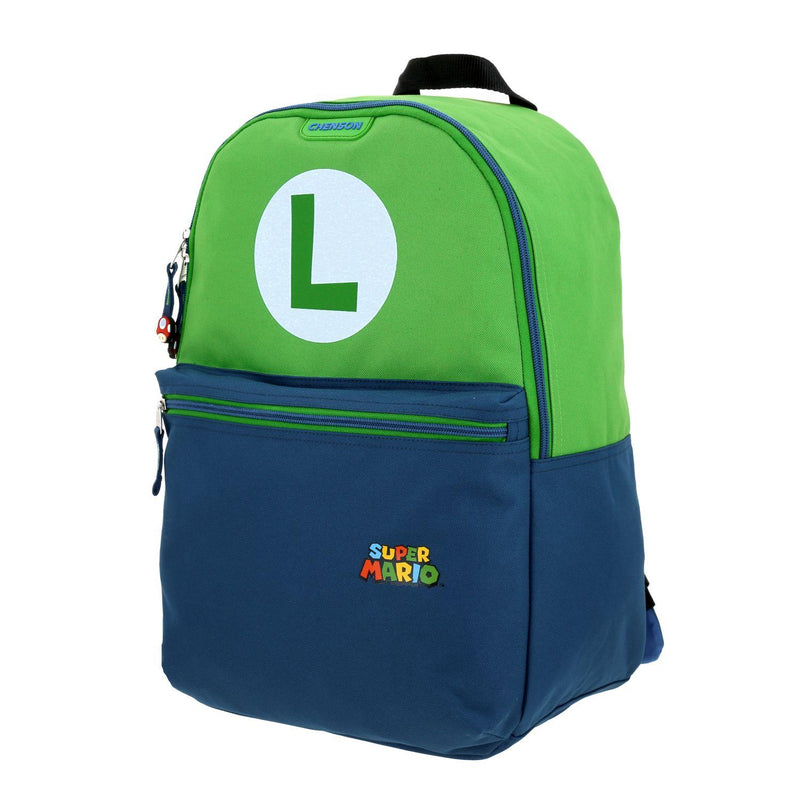 Mochila Verde De Luigi Para Niño Chenson Tonsky